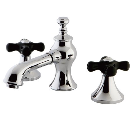 KINGSTON BRASS KC7061PKX Duchess Widespread Bathroom Faucet W/ Brass Pop-Up, Chrome KC7061PKX